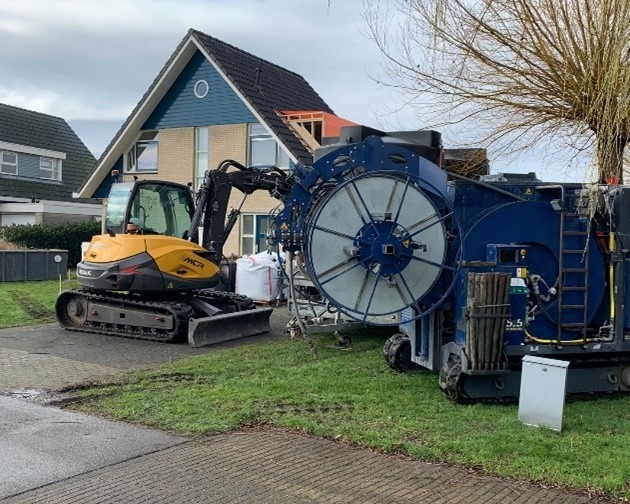 Aardwarmte pomp in Schoonebeek