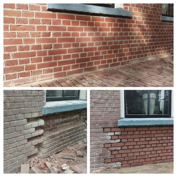 Gevelrenovatie in Doosje