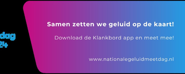 Nationale Geluidmeetdag 24 april 2024