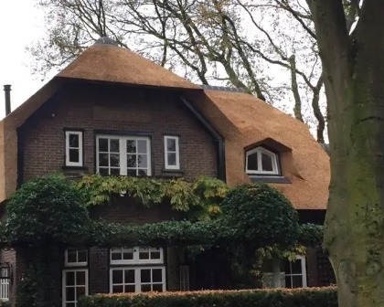 Nieuw rieten dak in Huizen